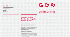 Desktop Screenshot of groupegeste-s.com